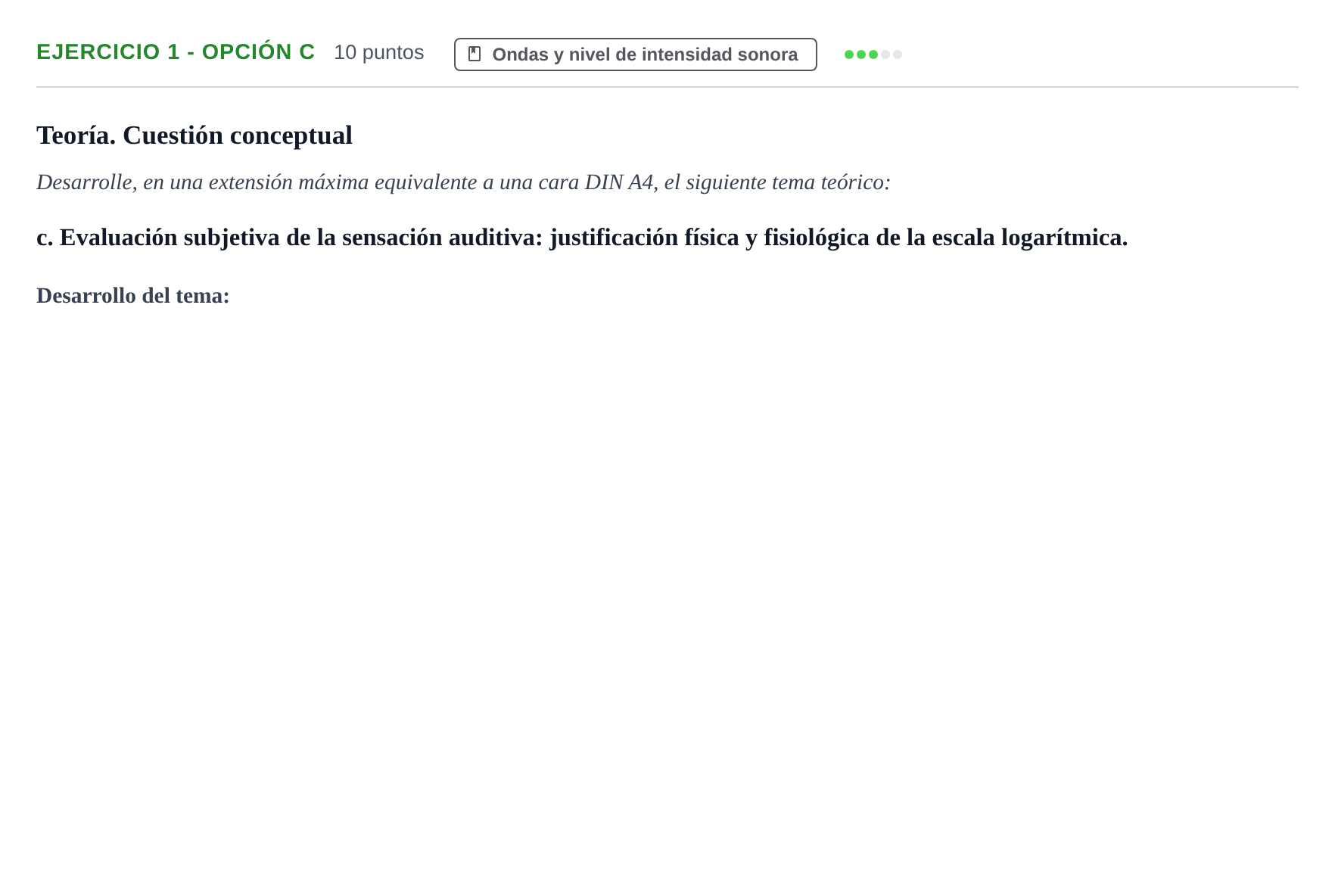 Enunciado: Ejercicio 1 - Opción c · Física II UPC 2016