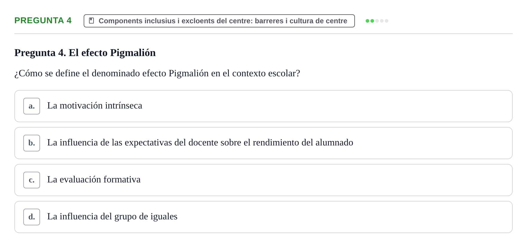 Enunciado: Pregunta 4