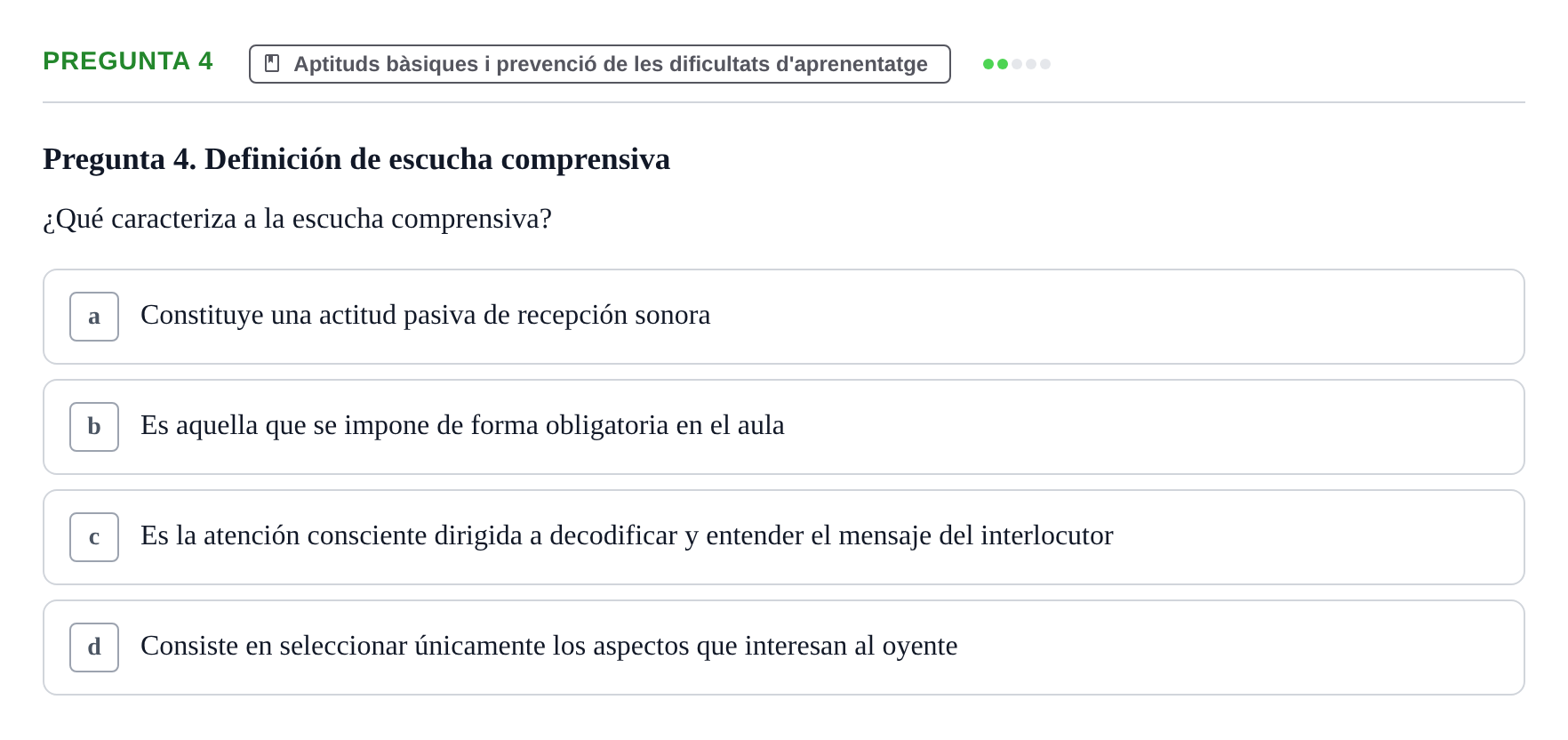 Enunciado: Pregunta 4