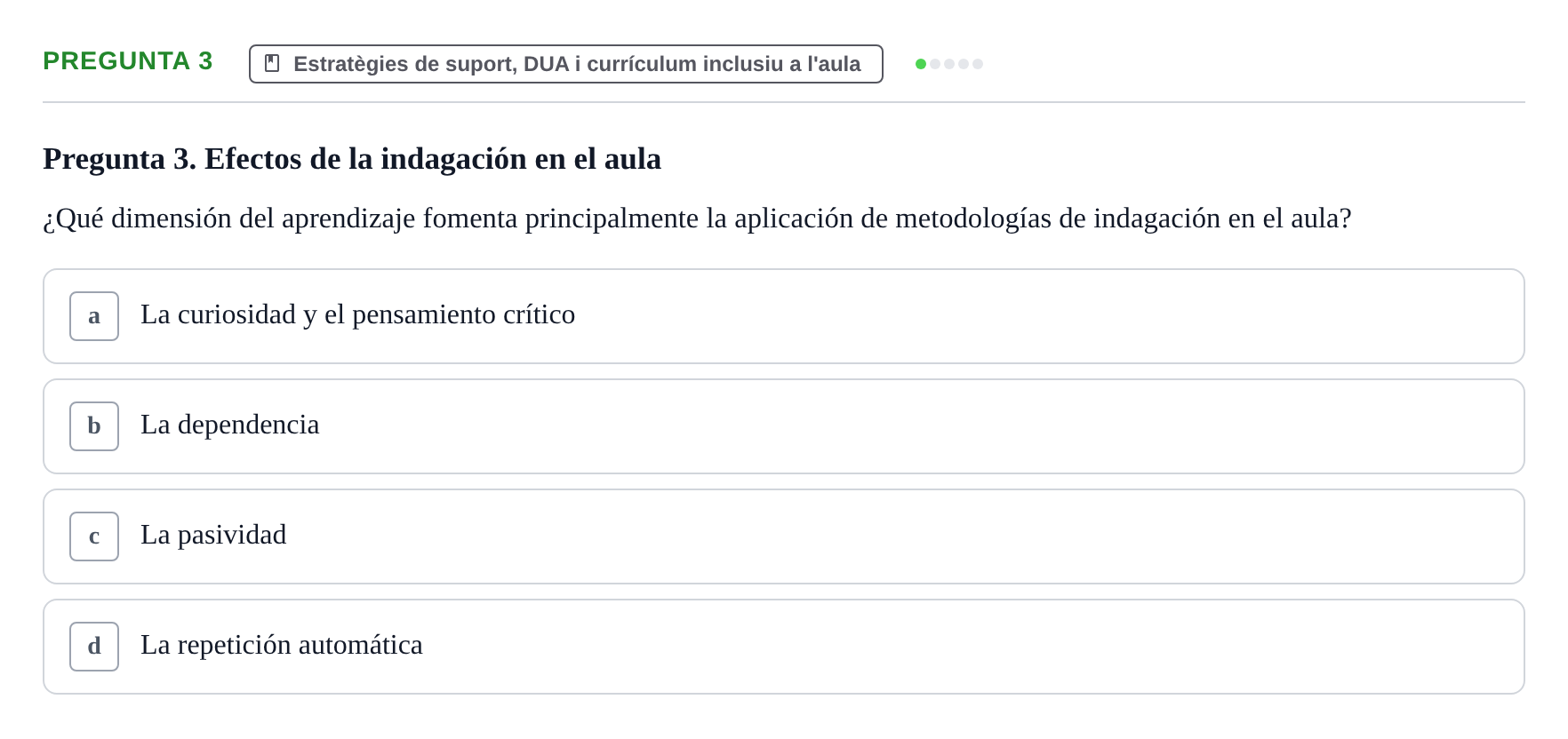 Enunciado: Pregunta 3