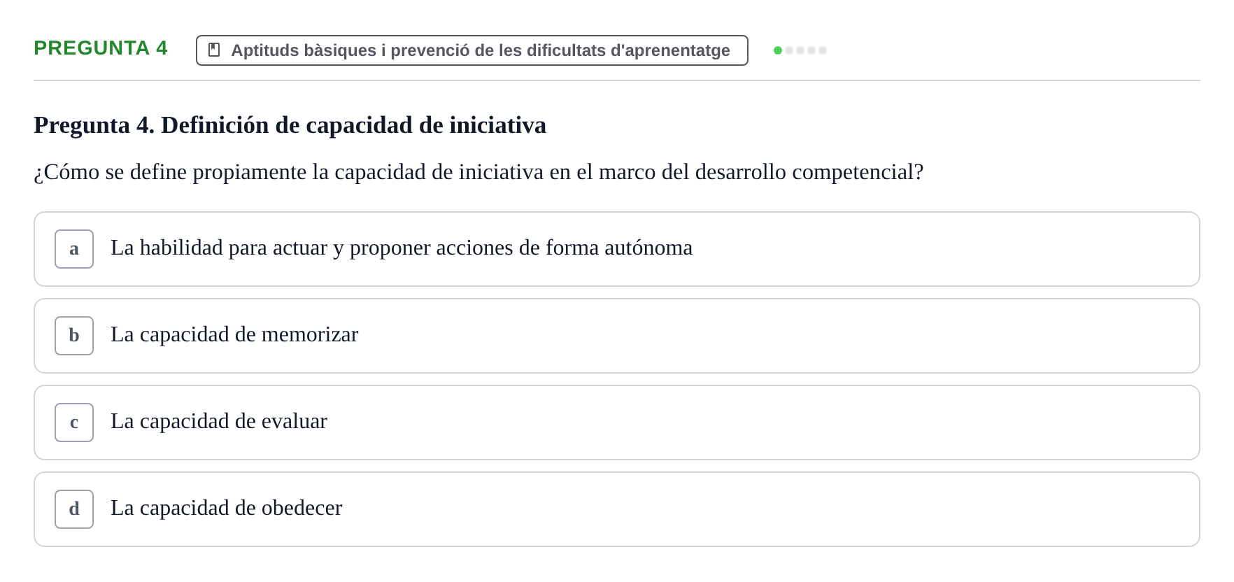 Enunciado: Pregunta 4