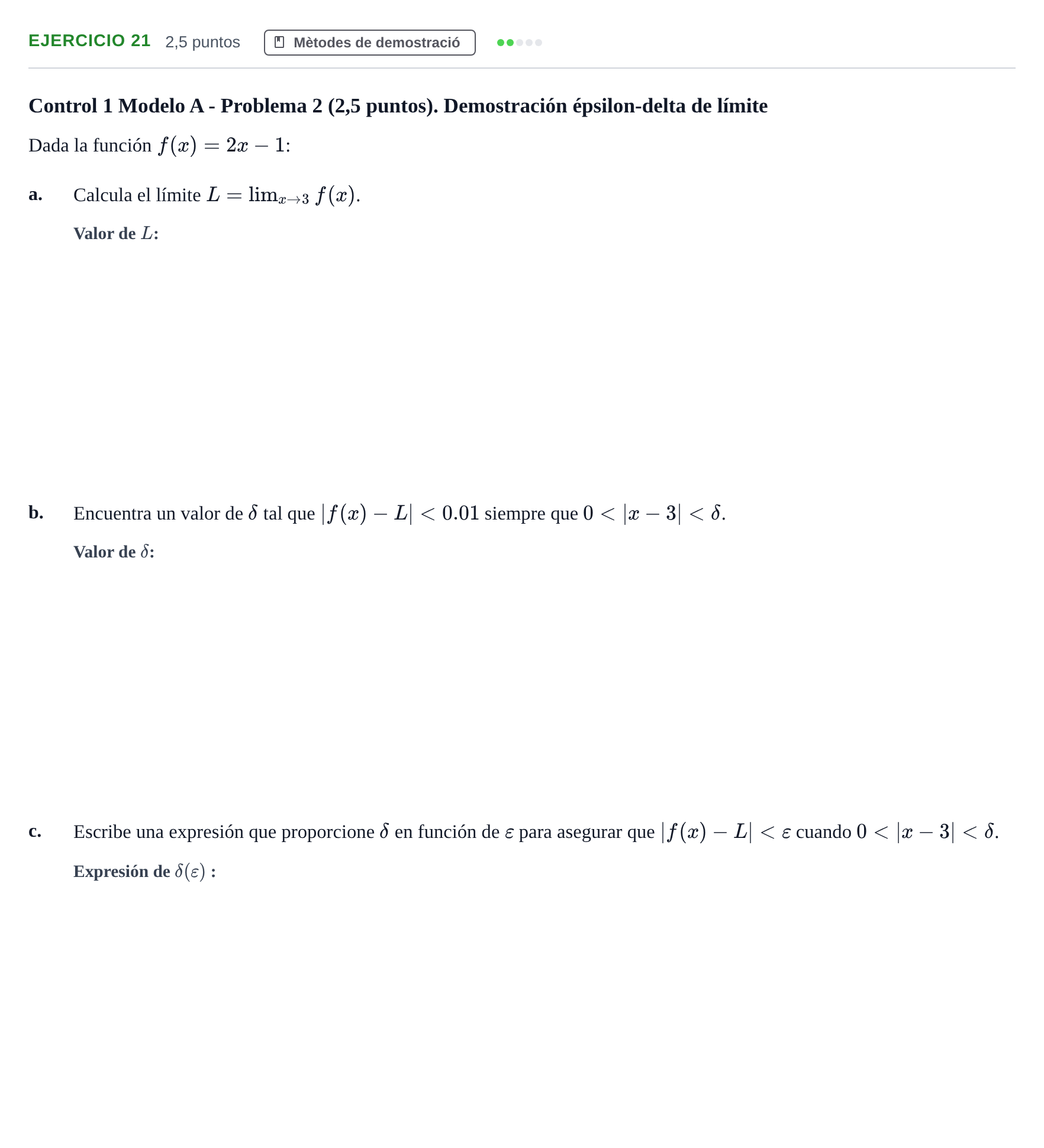 Enunciado: Problema 21 · Fonaments Matemàtics UPC 2016