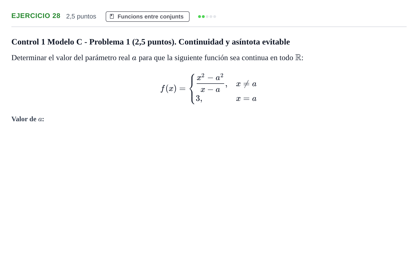 Enunciado: Problema 28 · Fonaments Matemàtics UPC 2016