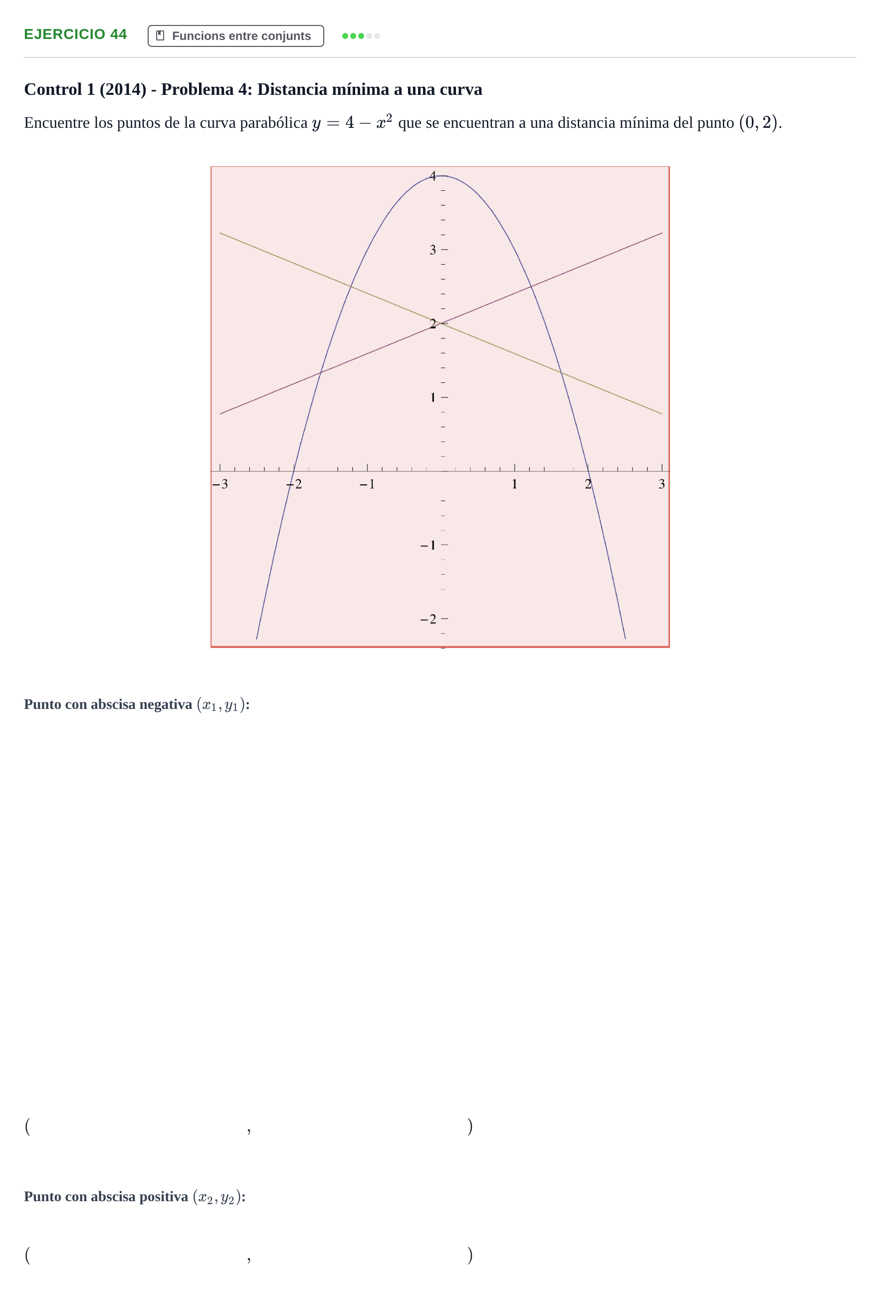 Enunciado: Problema 44 · Fonaments Matemàtics UPC 2016