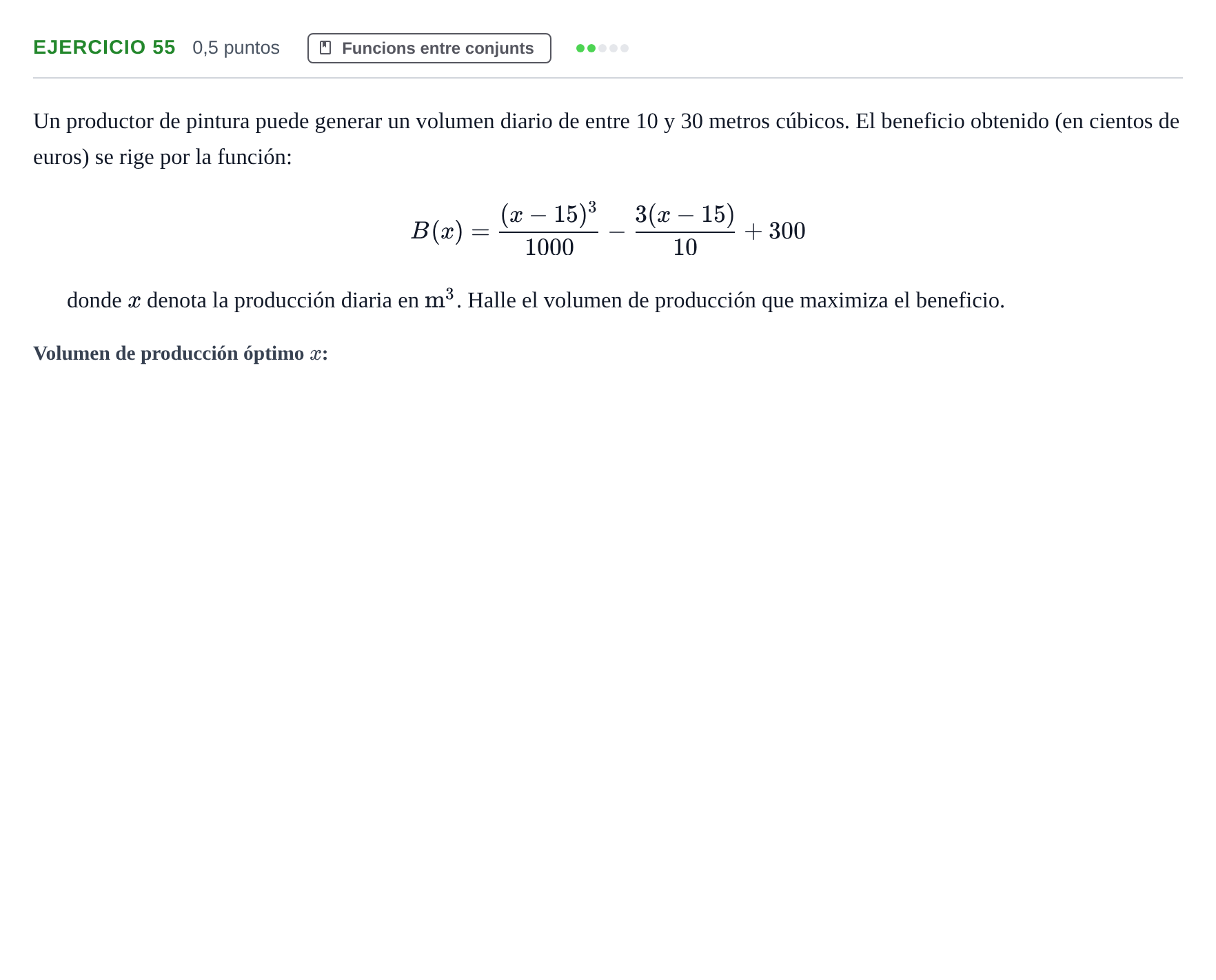Enunciado: Problema 55 · Fonaments Matemàtics UPC 2016