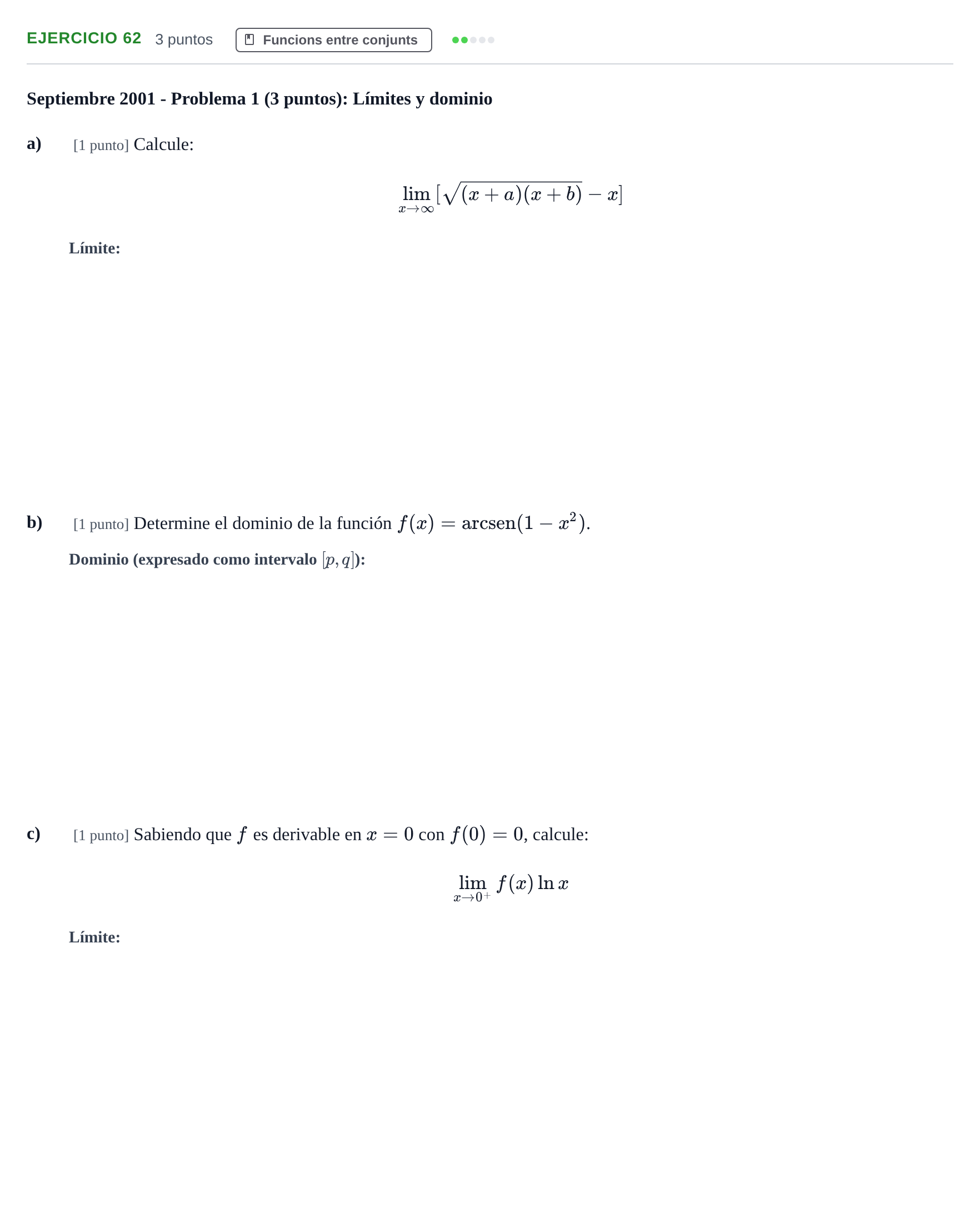 Enunciado: Problema 62 · Fonaments Matemàtics UPC 2016