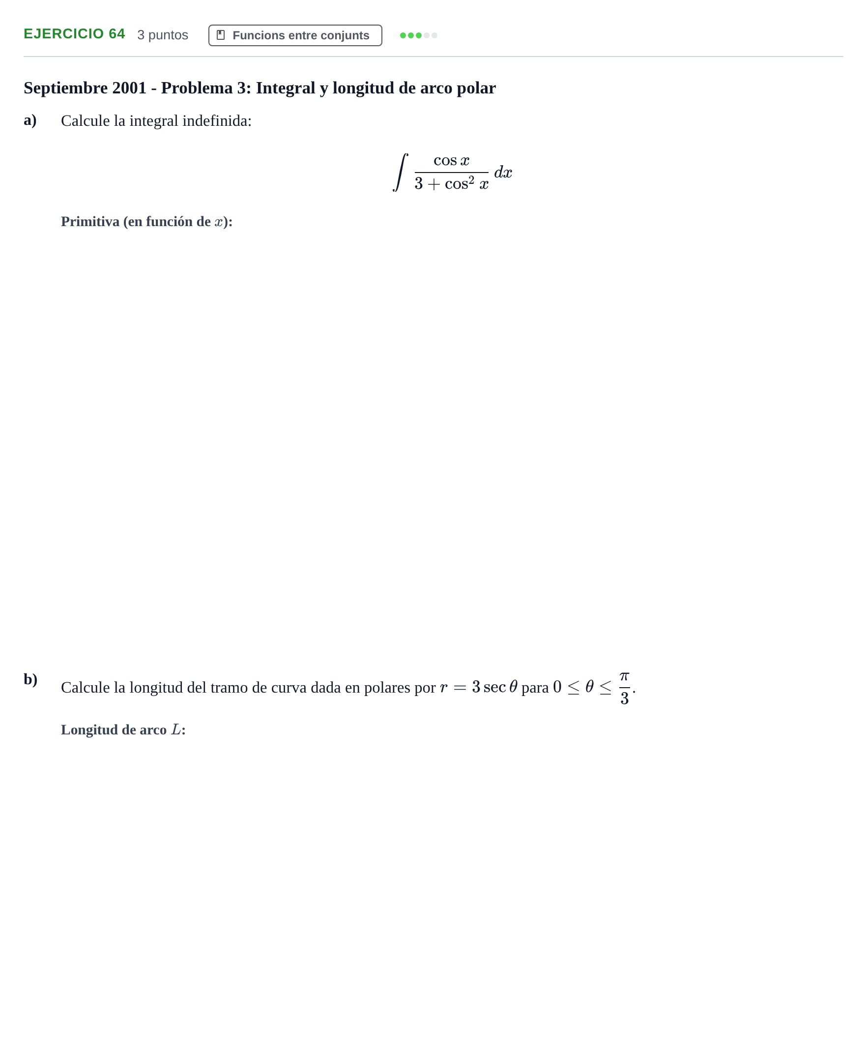 Enunciado: Problema 64 · Fonaments Matemàtics UPC 2016