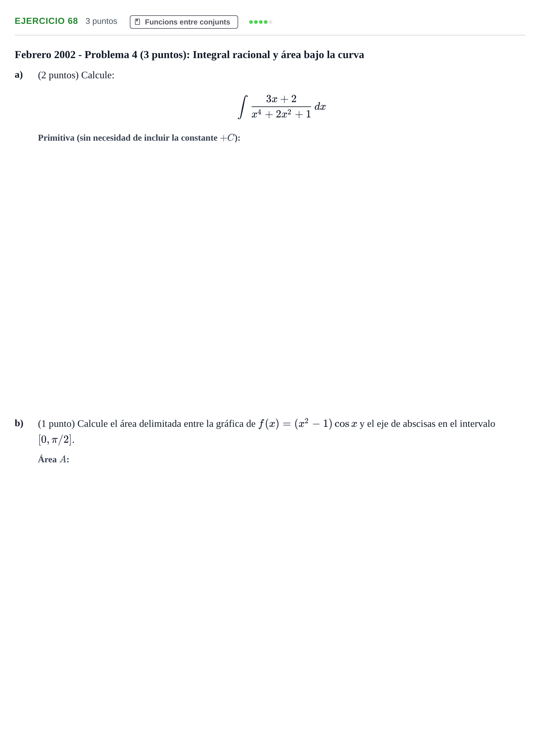 Enunciado: Problema 68 · Fonaments Matemàtics UPC 2016
