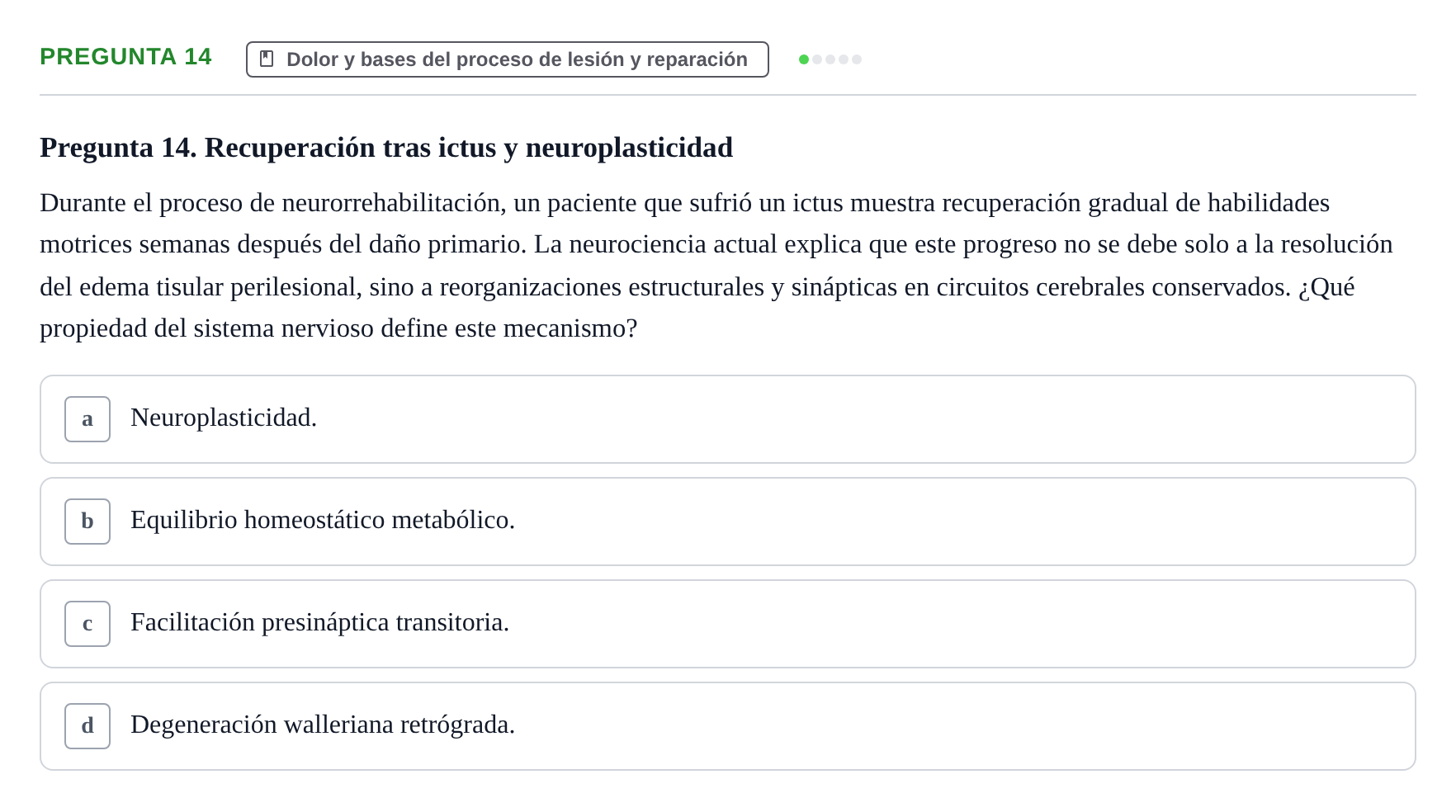 Enunciado: Pregunta 14