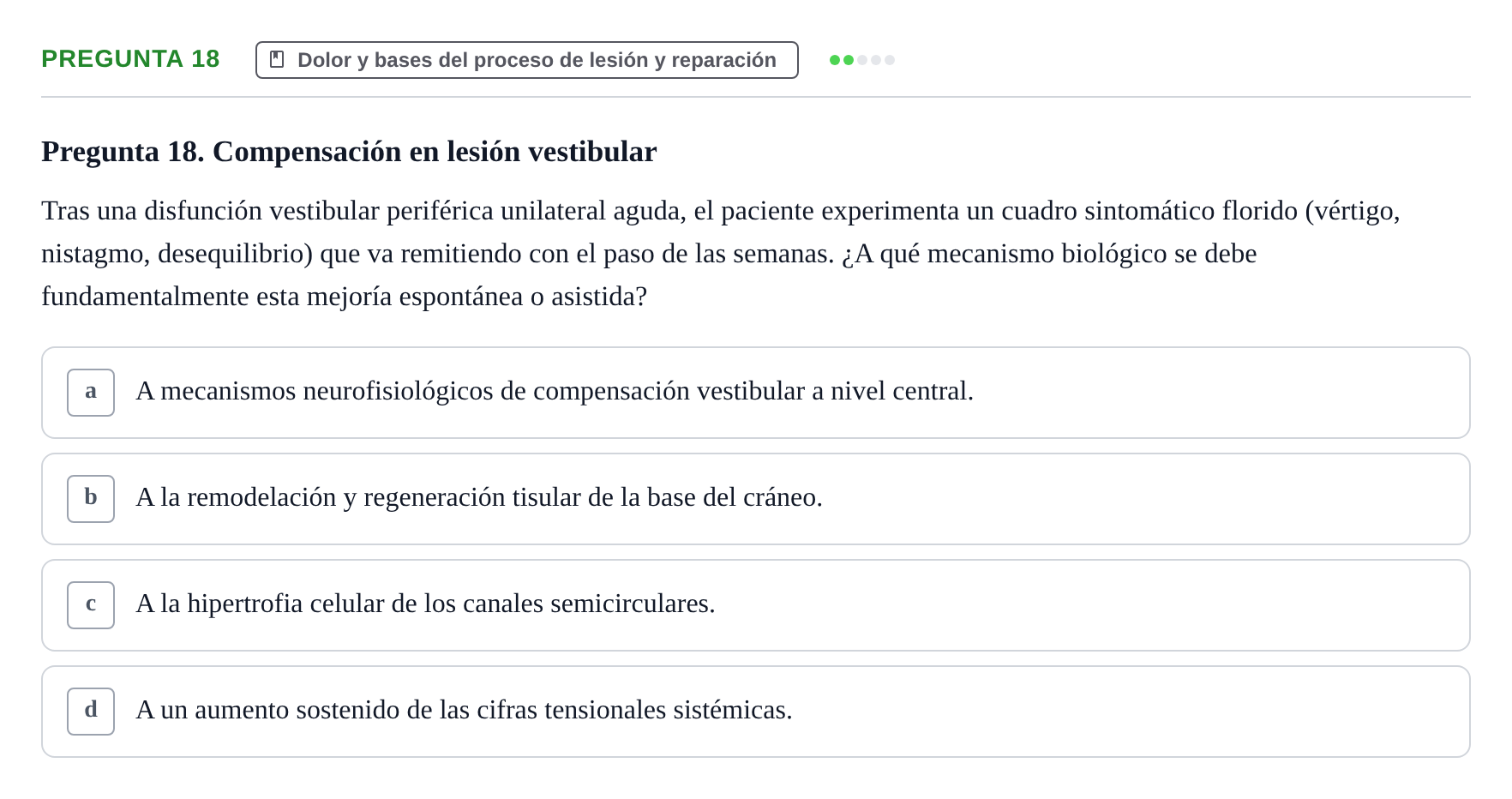 Enunciado: Pregunta 18