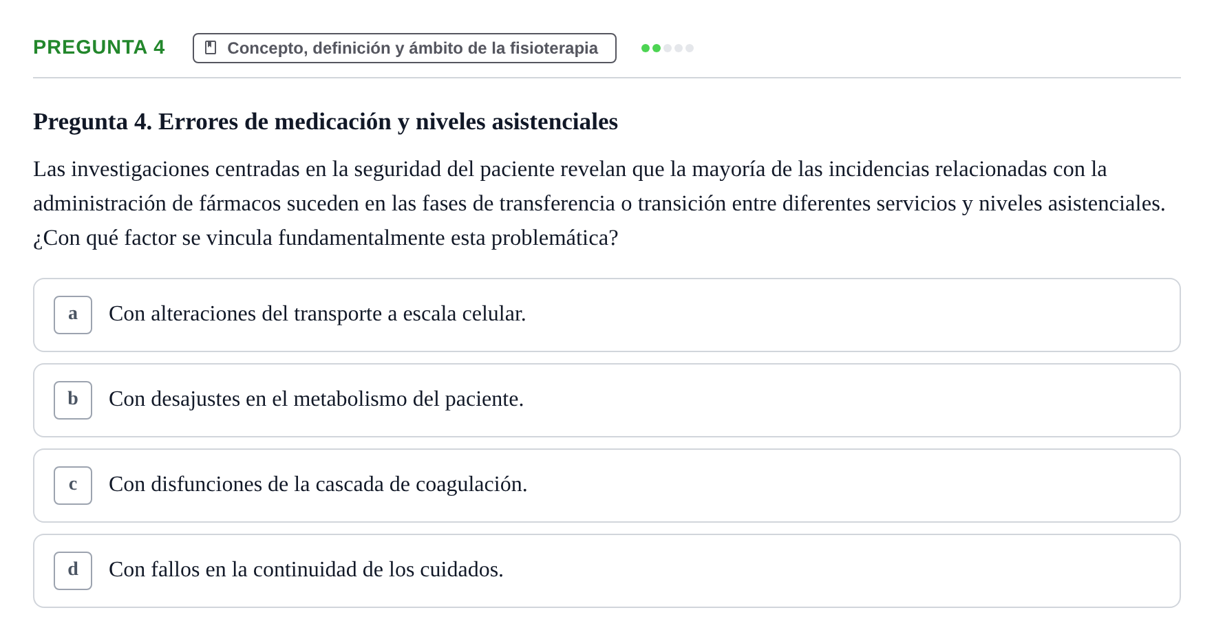 Enunciado: Pregunta 4