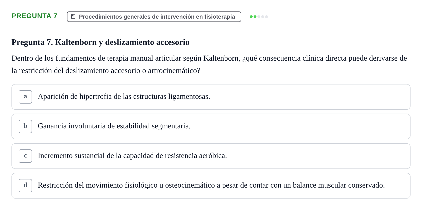 Enunciado: Pregunta 7