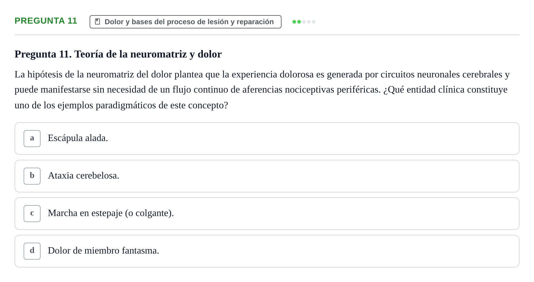 Enunciado: Pregunta 11