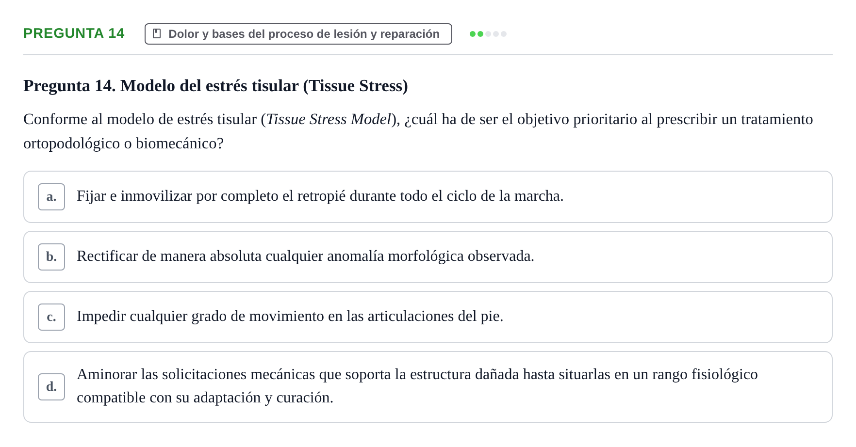 Enunciado: Pregunta 14