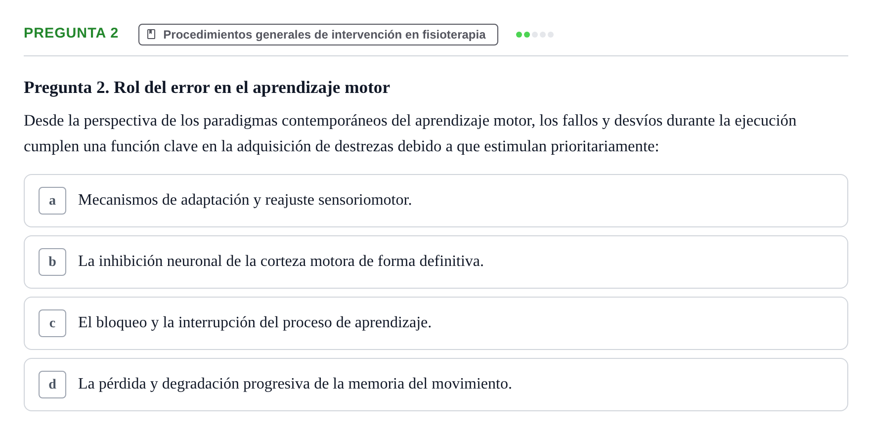 Enunciado: Pregunta 2