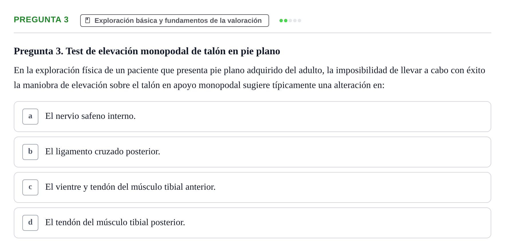 Enunciado: Pregunta 3