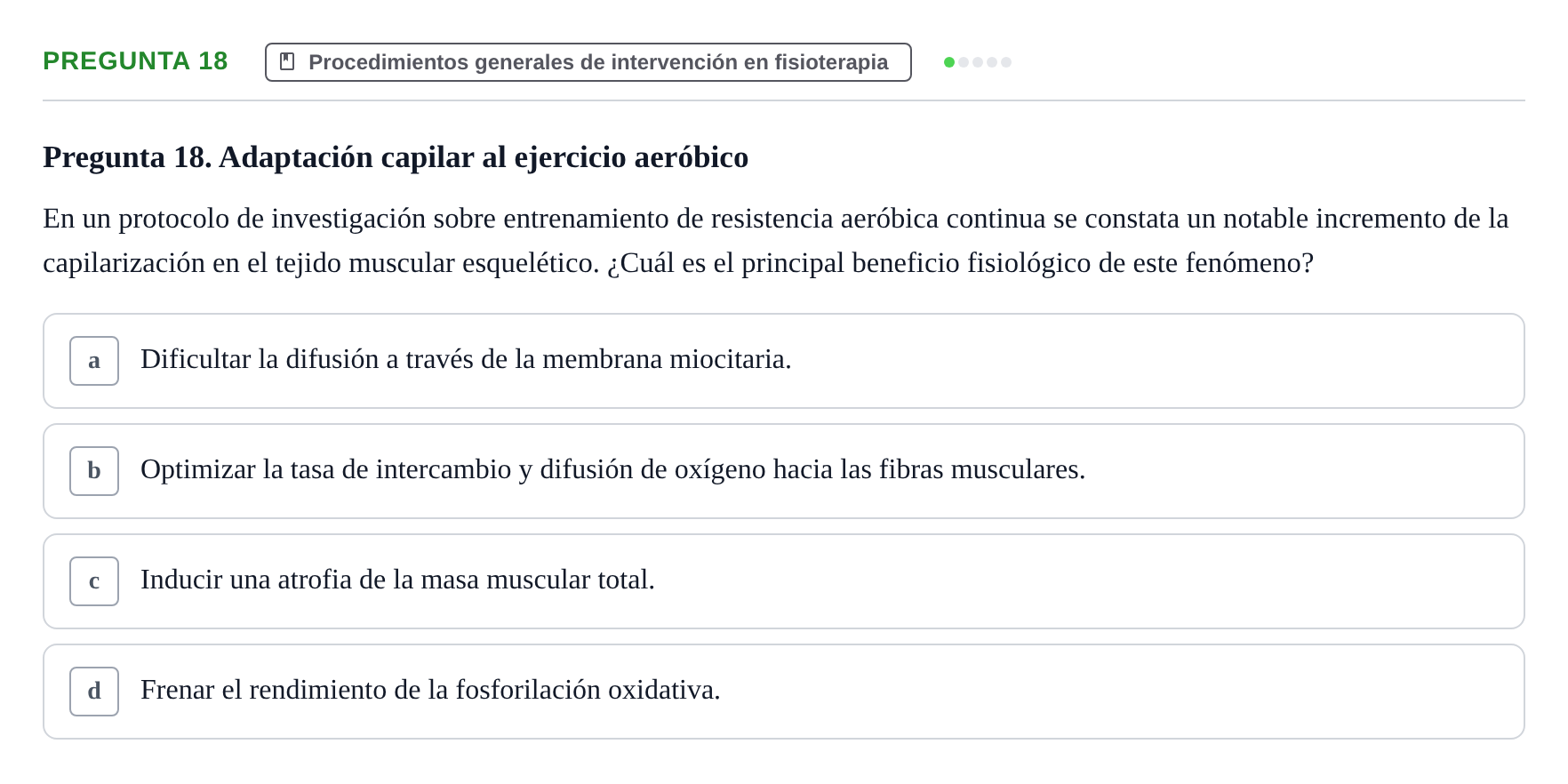 Enunciado: Pregunta 18