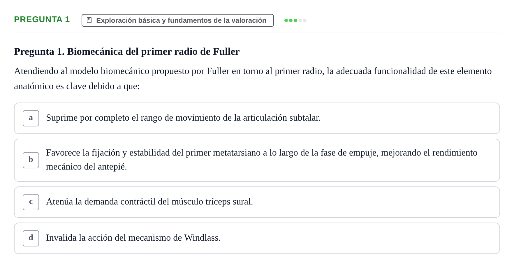 Enunciado: Pregunta 1