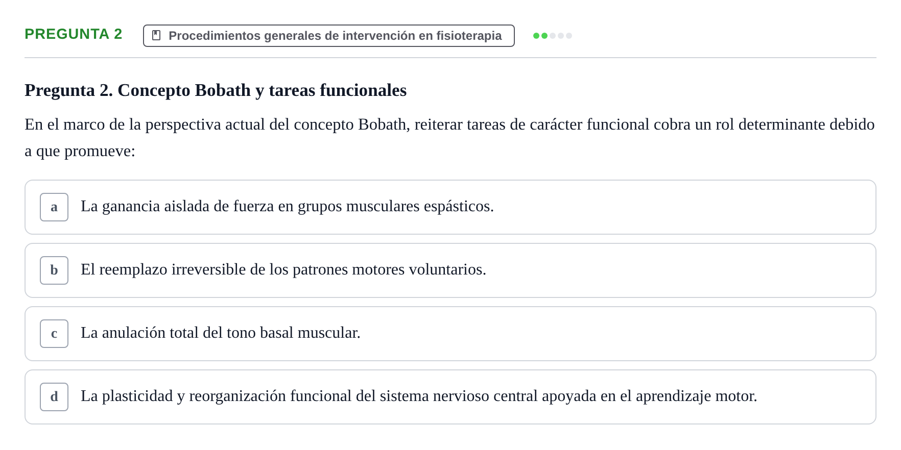 Enunciado: Pregunta 2