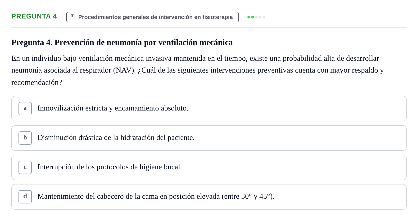 Enunciado: Pregunta 4