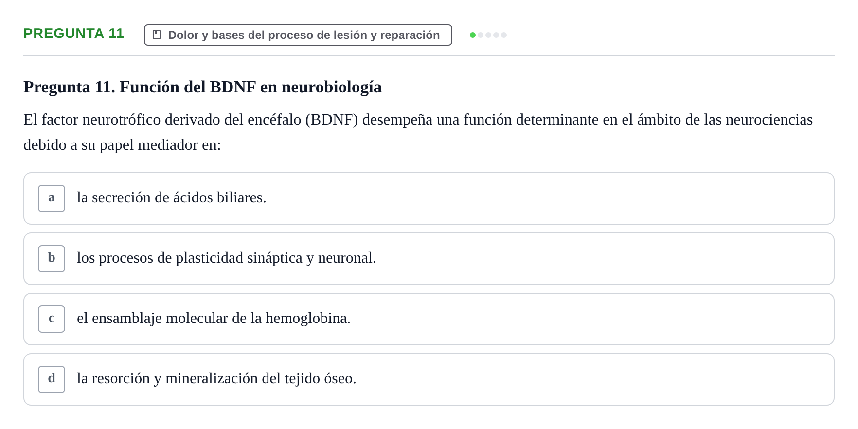 Enunciado: Pregunta 11