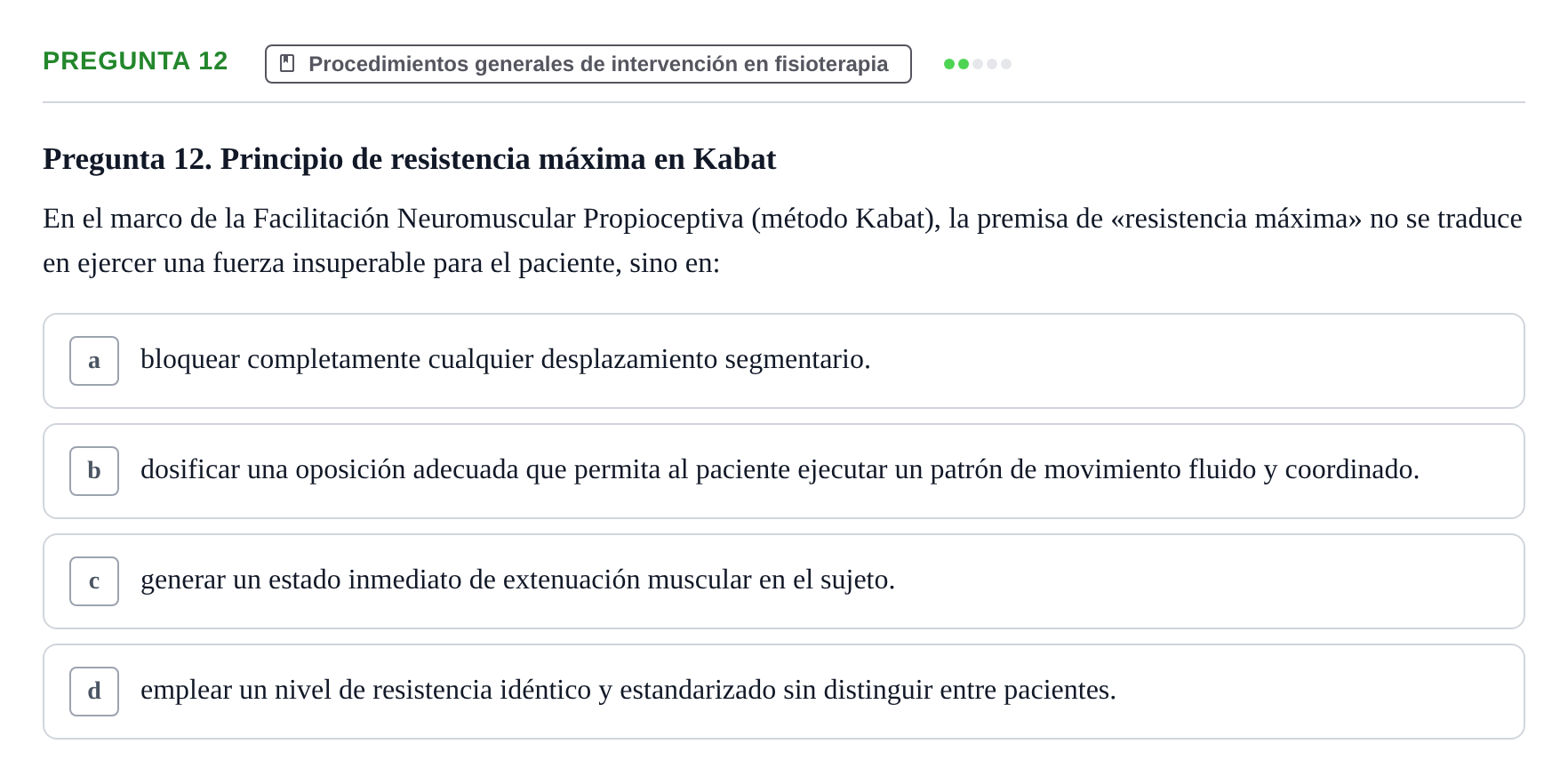 Enunciado: Pregunta 12