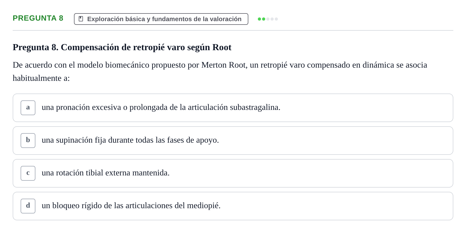 Enunciado: Pregunta 8