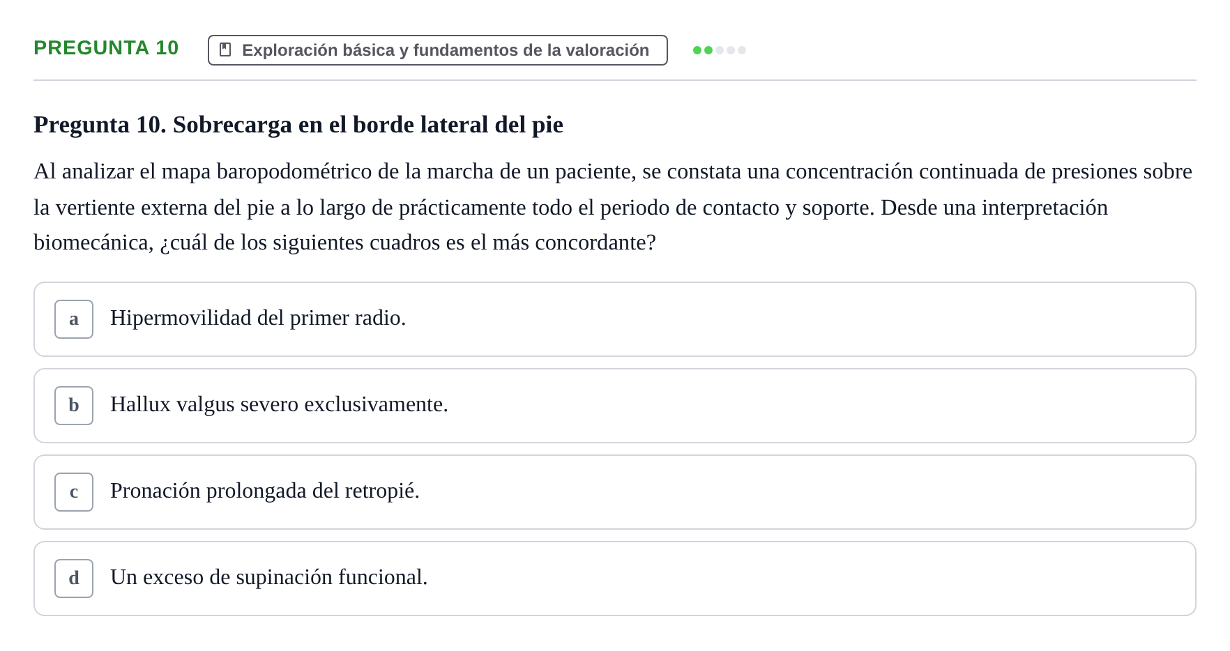 Enunciado: Pregunta 10
