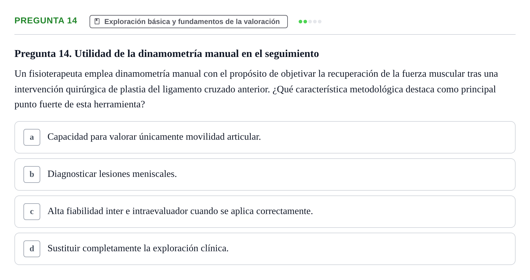 Enunciado: Pregunta 14