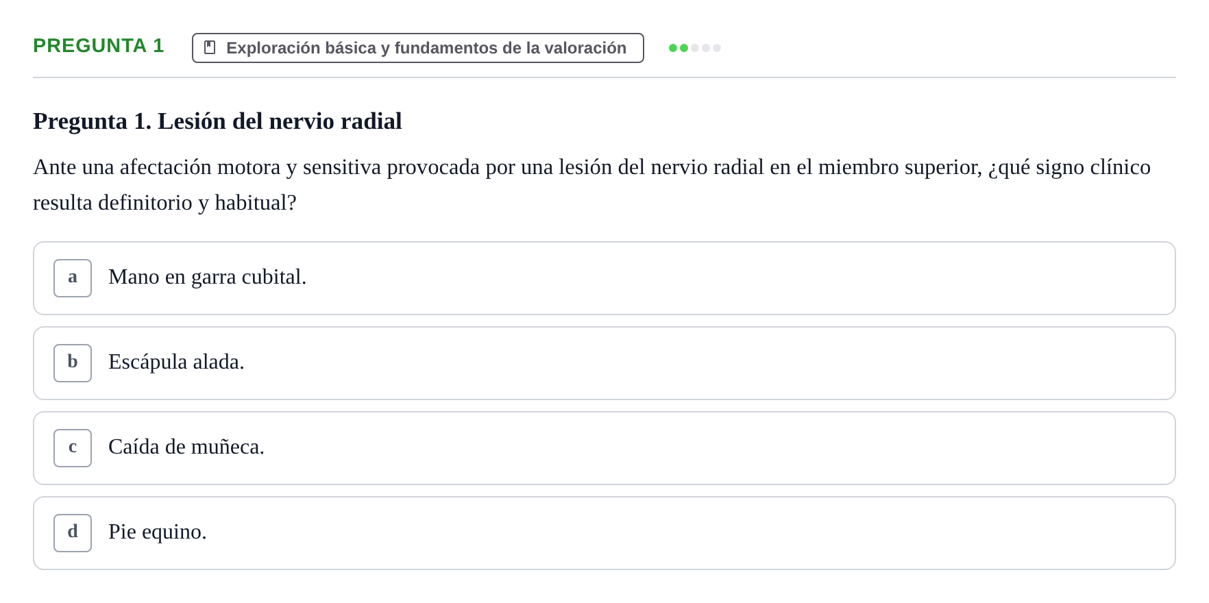 Enunciado: Pregunta 1