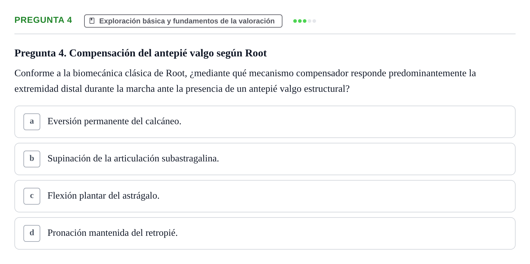 Enunciado: Pregunta 4