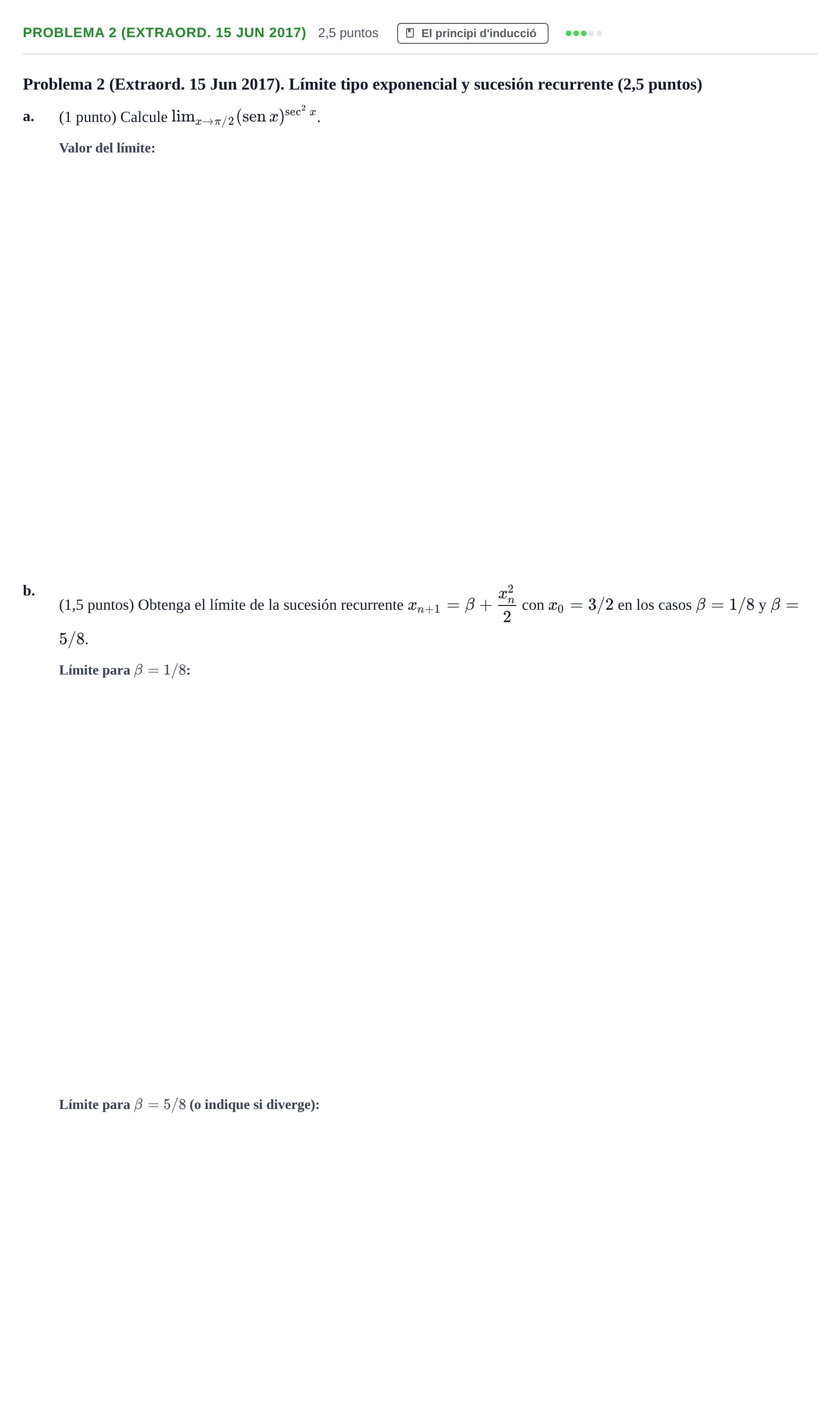 Enunciado: Problema 2 (Extraord. 15 Jun 2017) · Fonaments Matemàtics UPC 2016