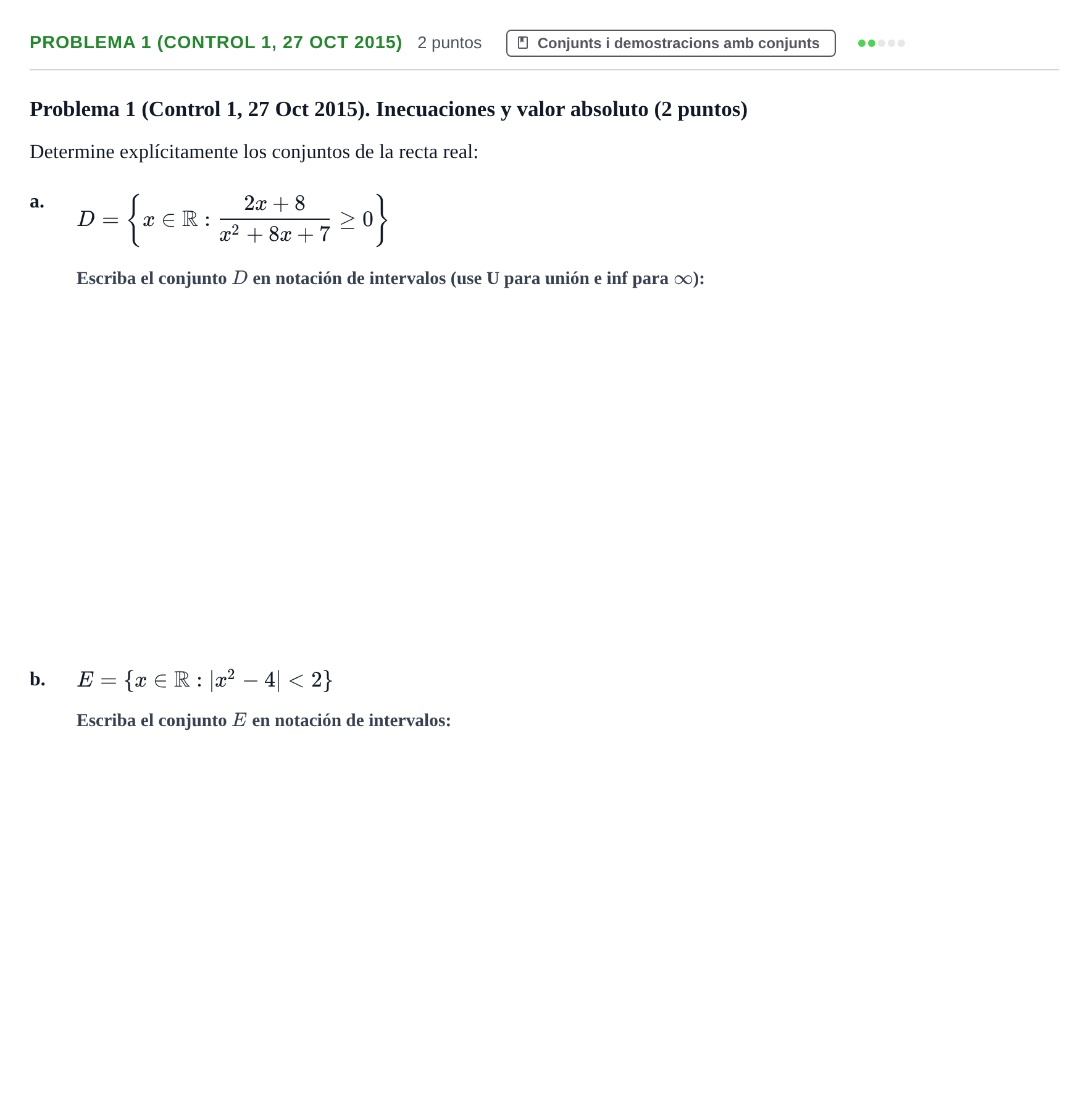 Enunciado: Problema 1 (Control 1, 27 Oct 2015) · Fonaments Matemàtics UPC 2016
