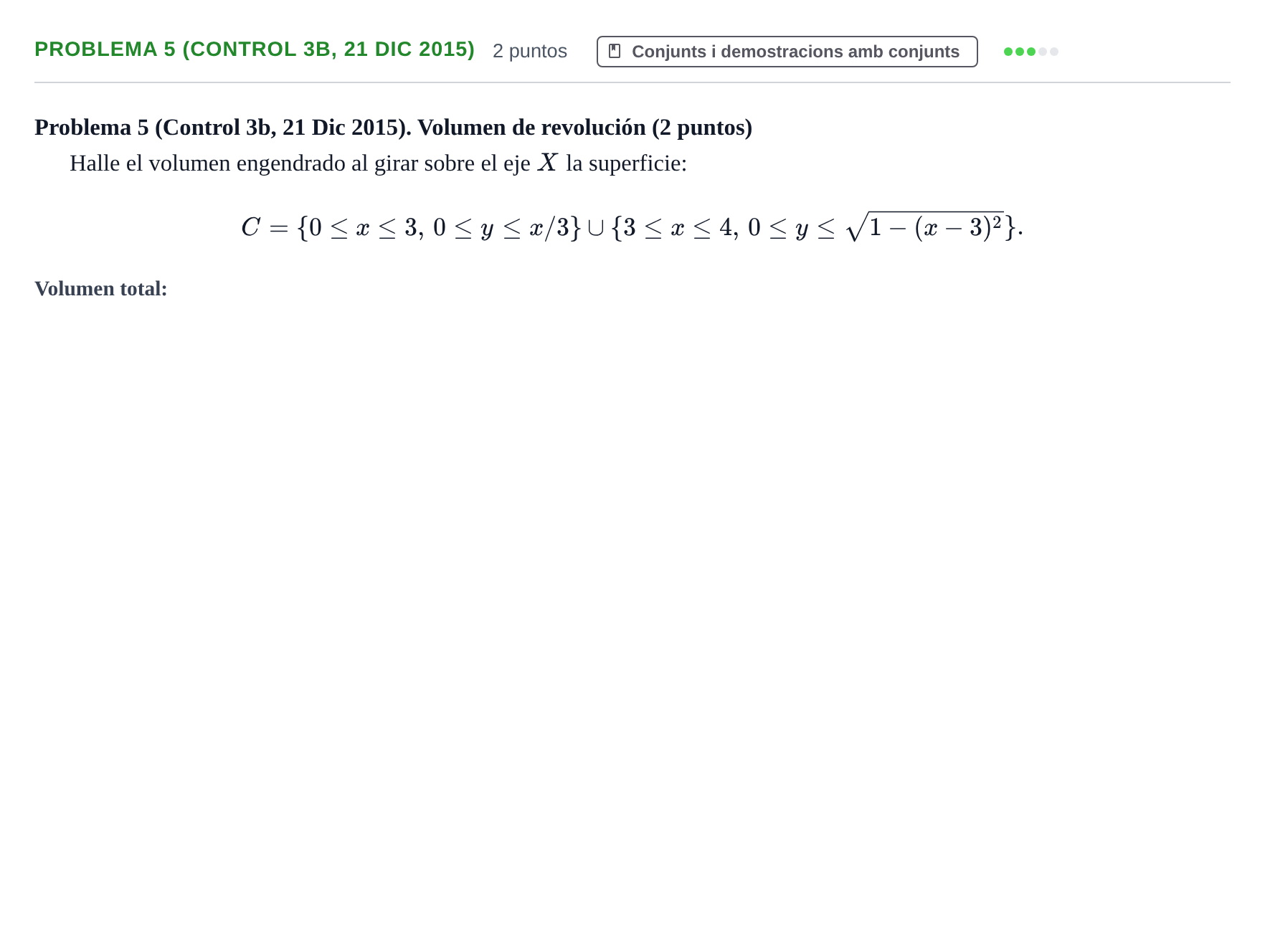 Enunciado: Problema 5 (Control 3b, 21 Dic 2015) · Fonaments Matemàtics UPC 2016