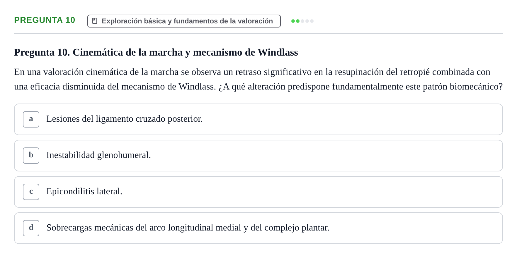 Enunciado: Pregunta 10