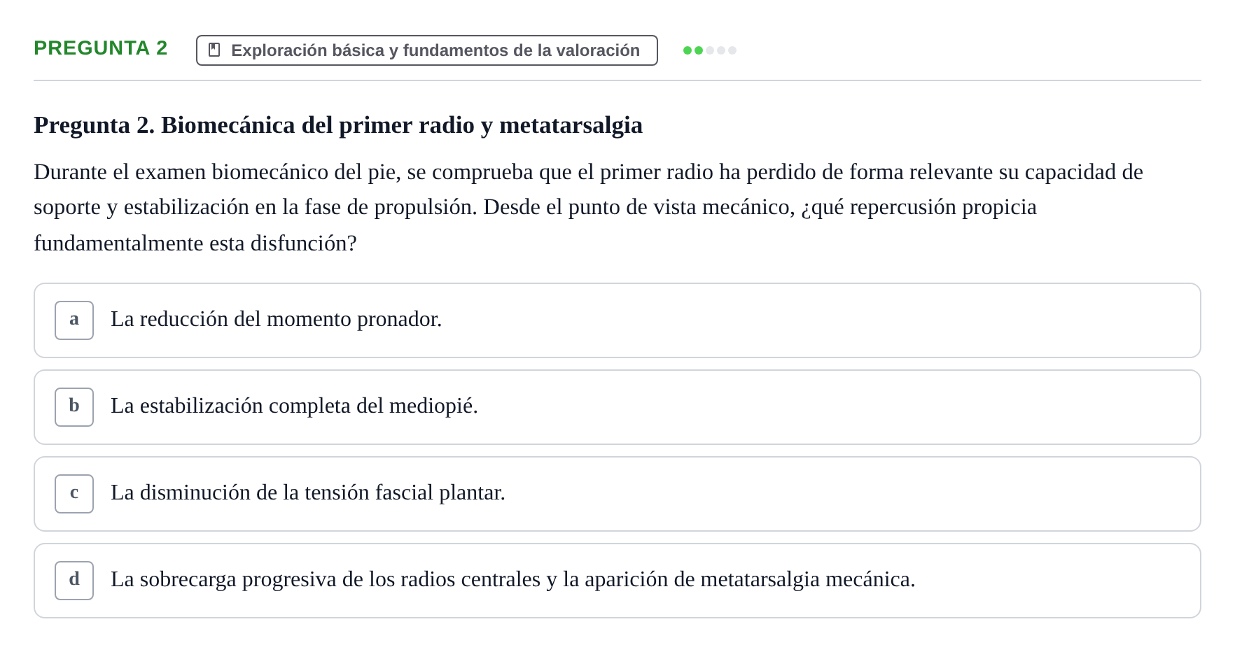 Enunciado: Pregunta 2