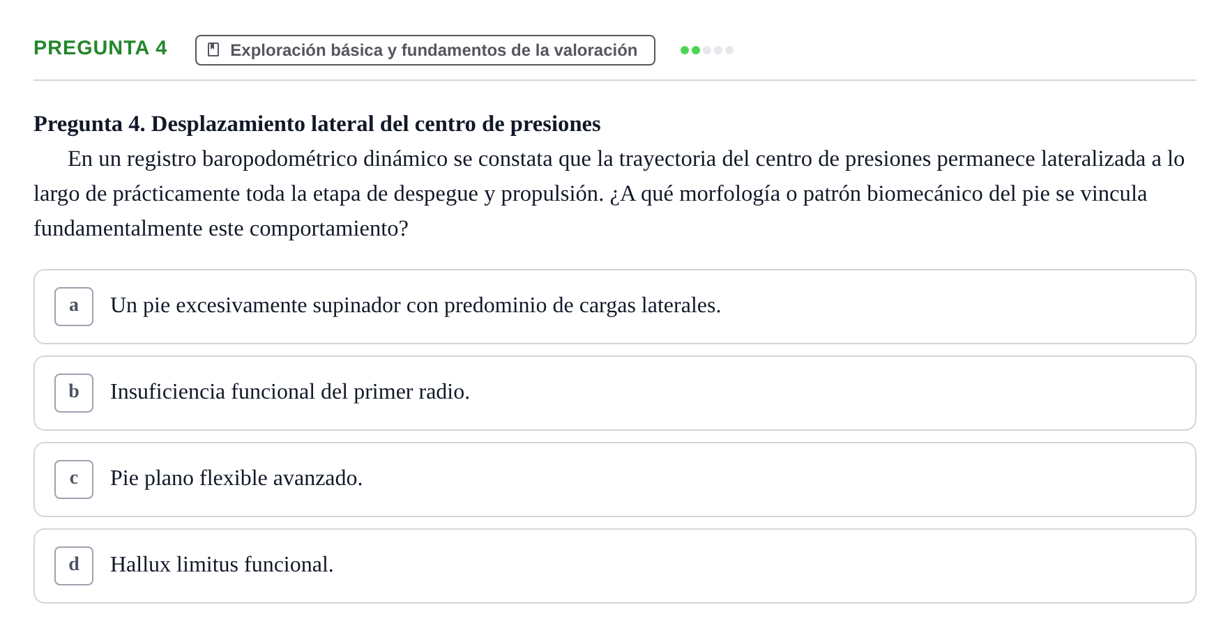 Enunciado: Pregunta 4