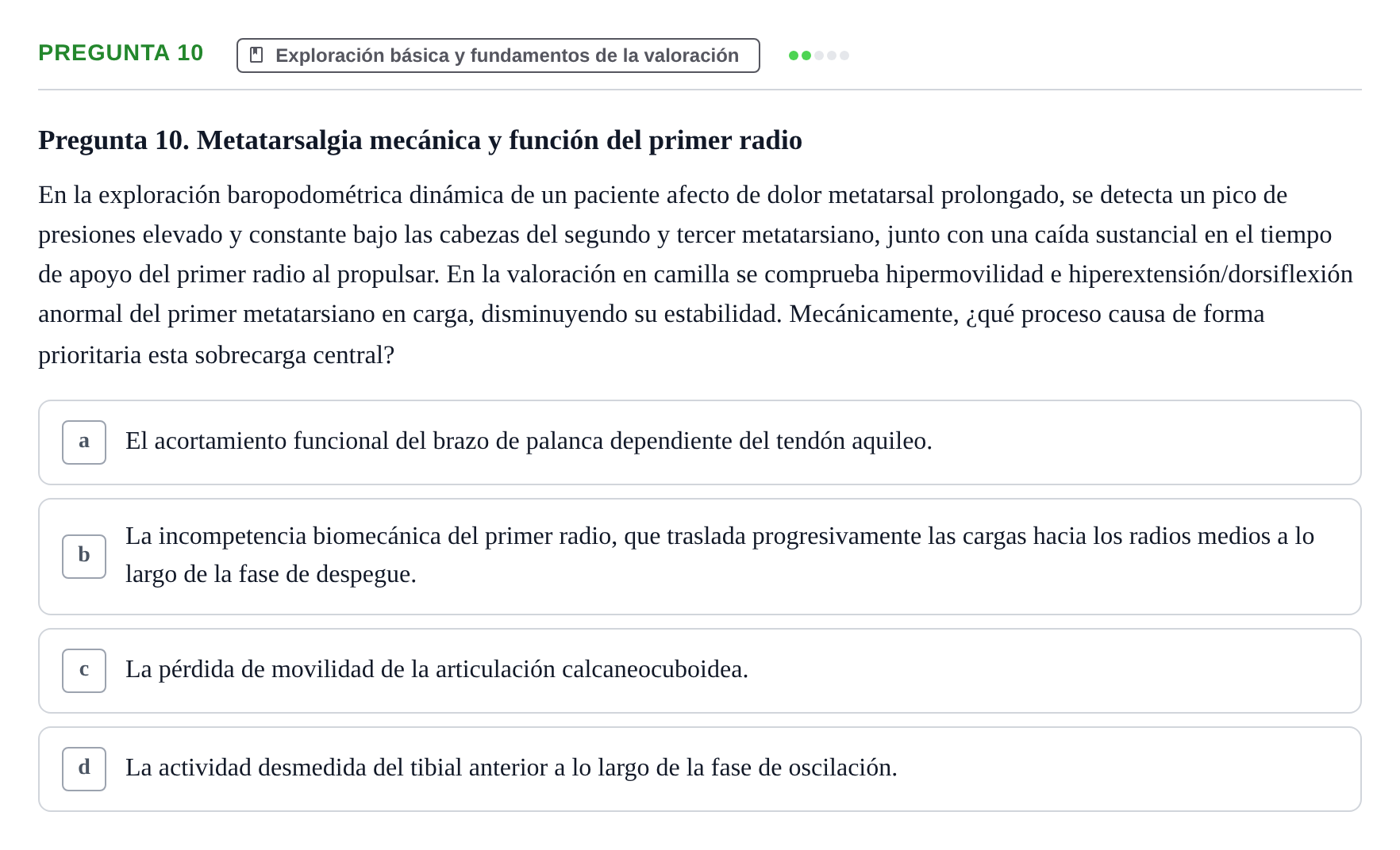 Enunciado: Pregunta 10