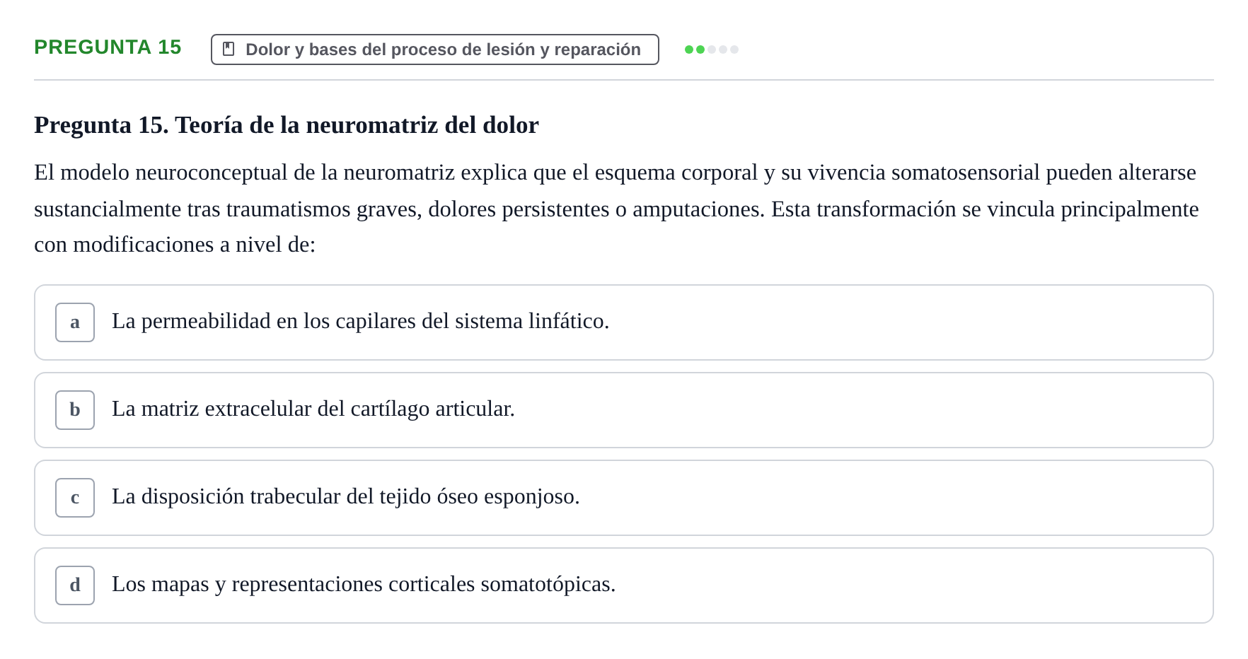 Enunciado: Pregunta 15