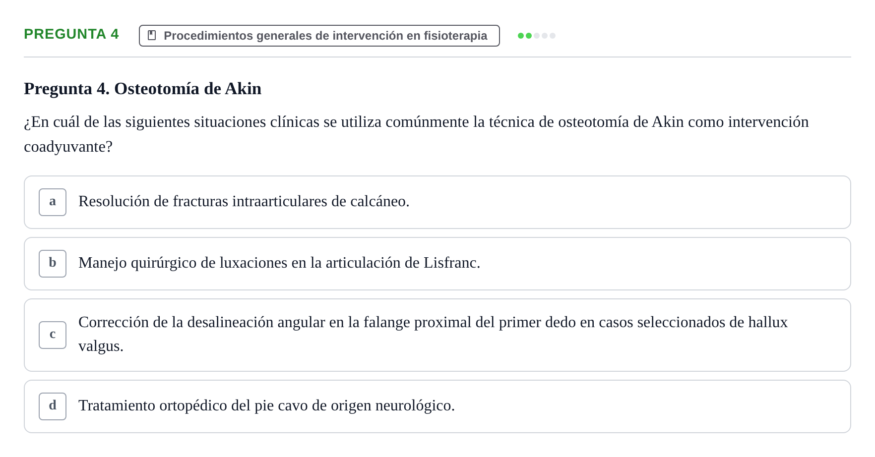 Enunciado: Pregunta 4