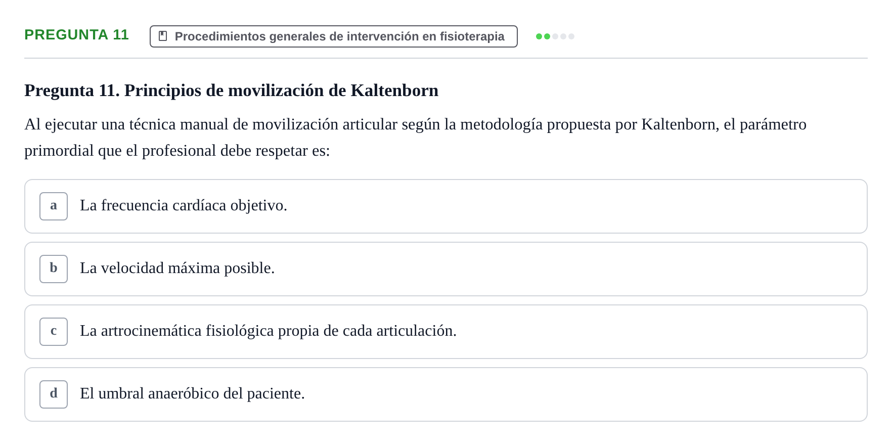 Enunciado: Pregunta 11