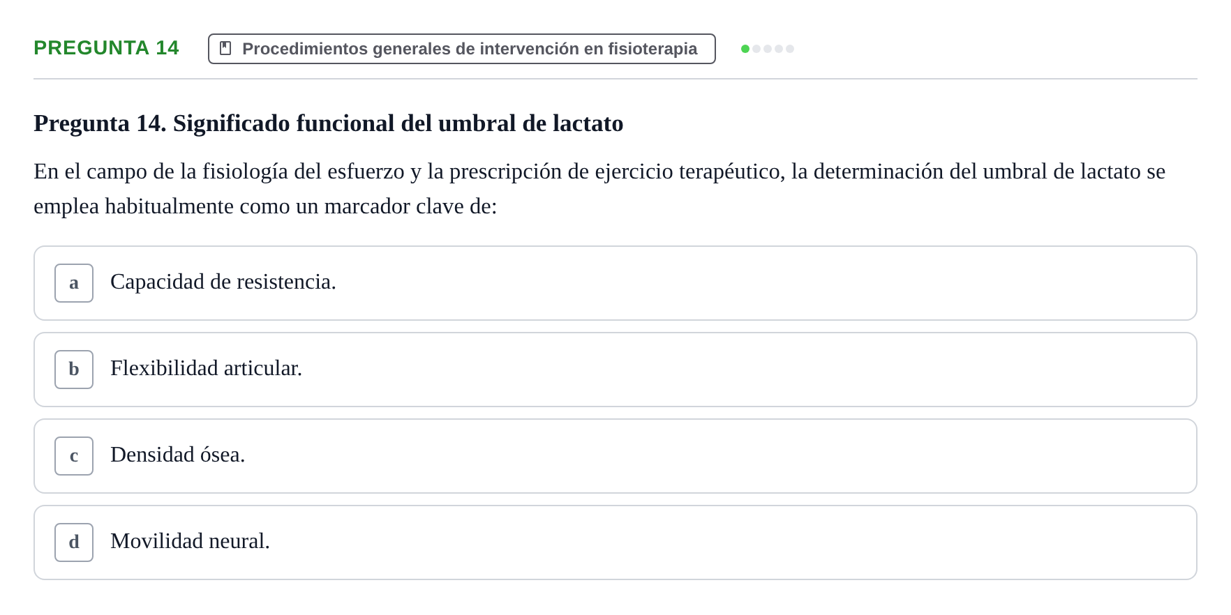 Enunciado: Pregunta 14