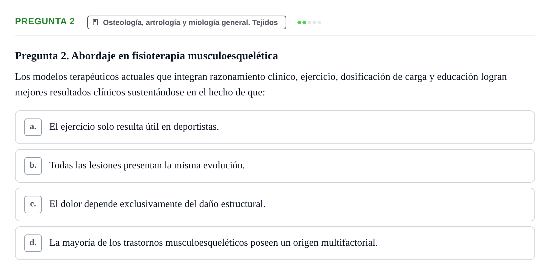 Enunciado: Pregunta 2