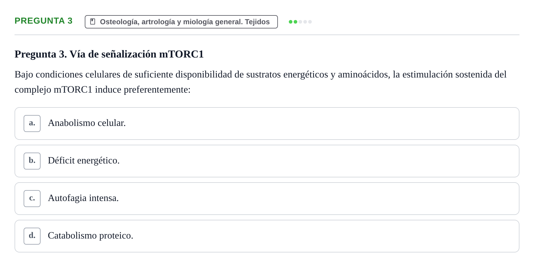 Enunciado: Pregunta 3