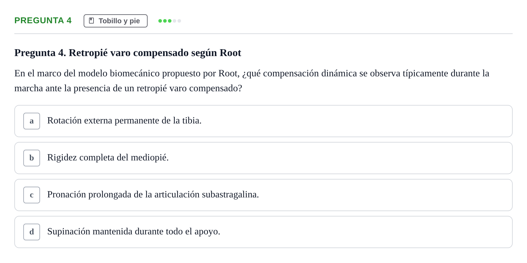 Enunciado: Pregunta 4