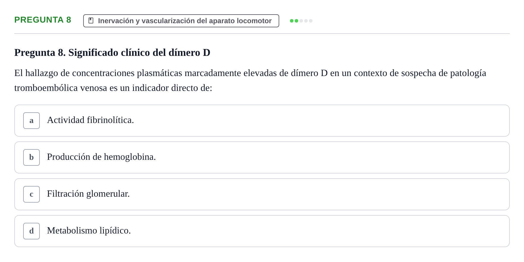 Enunciado: Pregunta 8