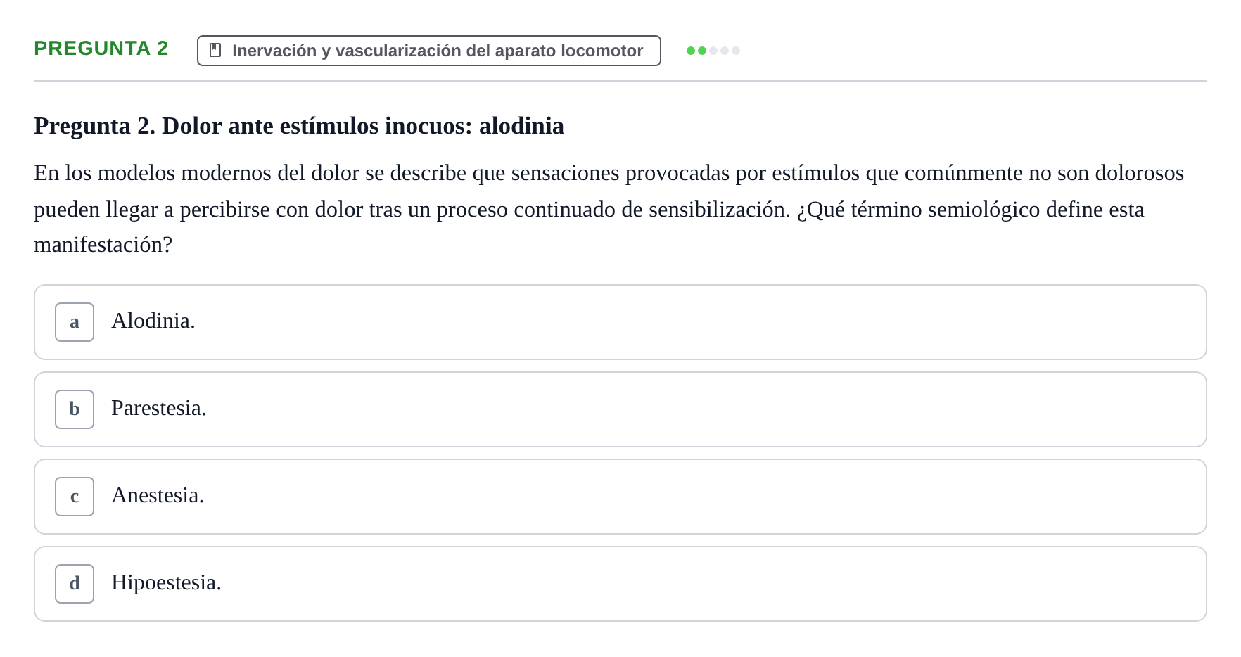 Enunciado: Pregunta 2