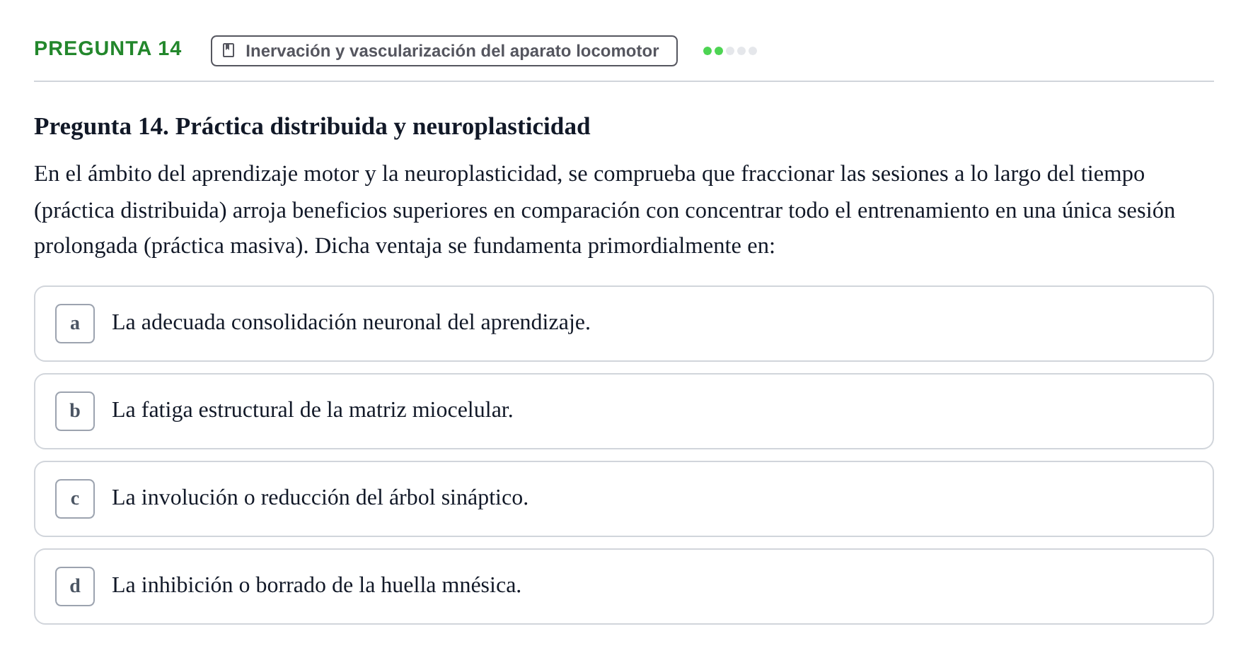 Enunciado: Pregunta 14