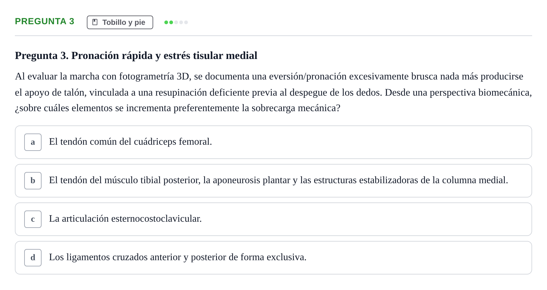 Enunciado: Pregunta 3