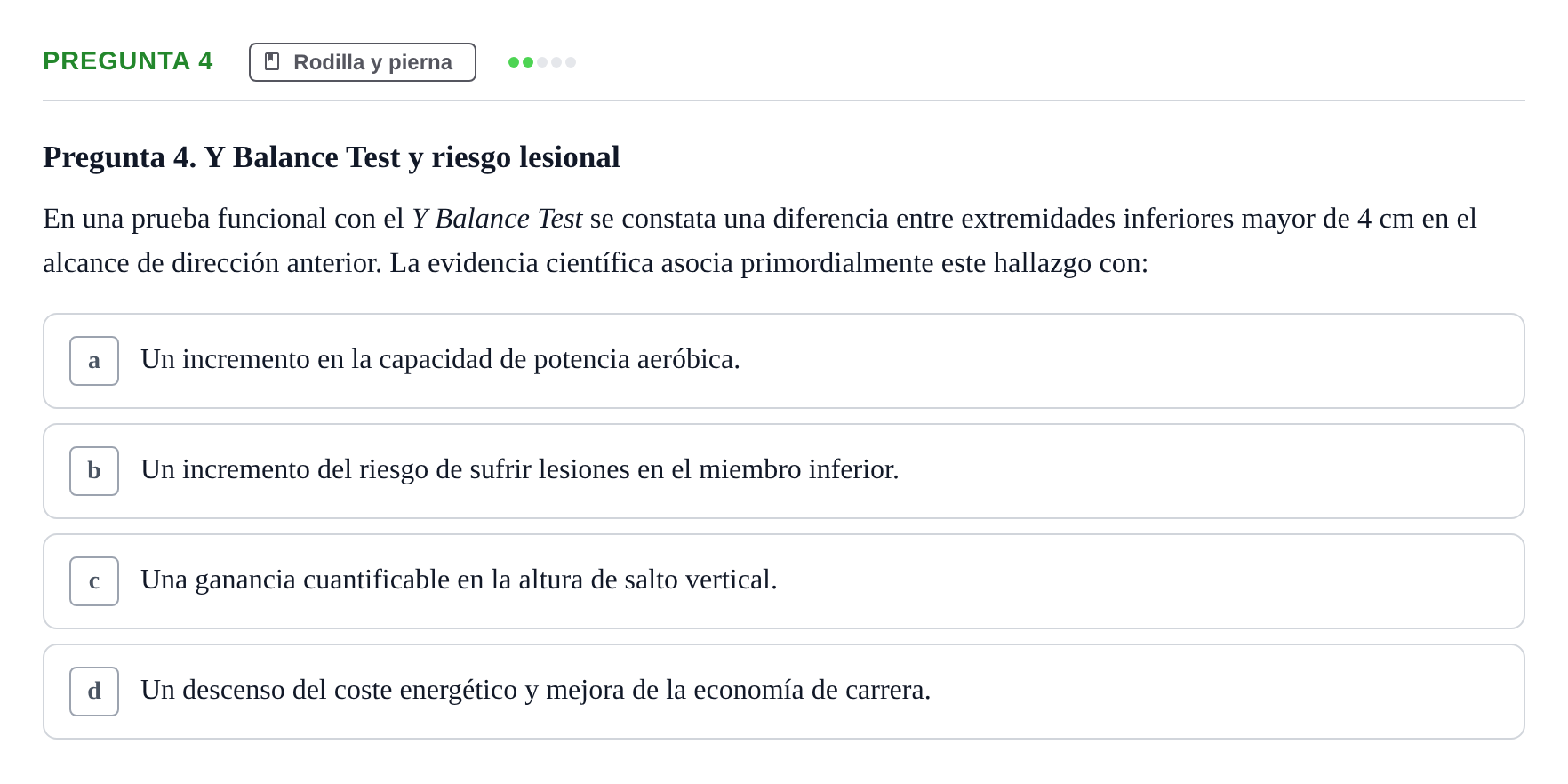 Enunciado: Pregunta 4